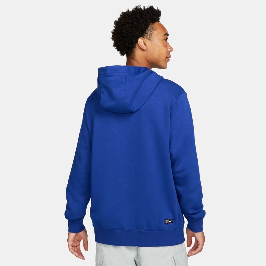 Paris Saint-Germain Sweat à Capuche NSW Club - Bleu Royal/Blanc