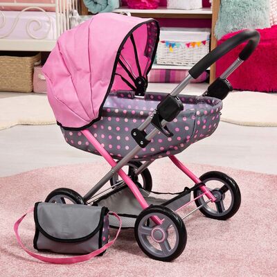 Bayer Design Dukkevogn Cosy, Grå/Rosa