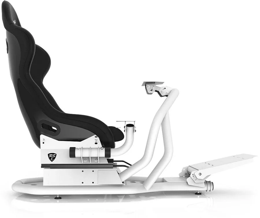 rSeat RS1 siège noir structure blanc Sièges simulation gaming