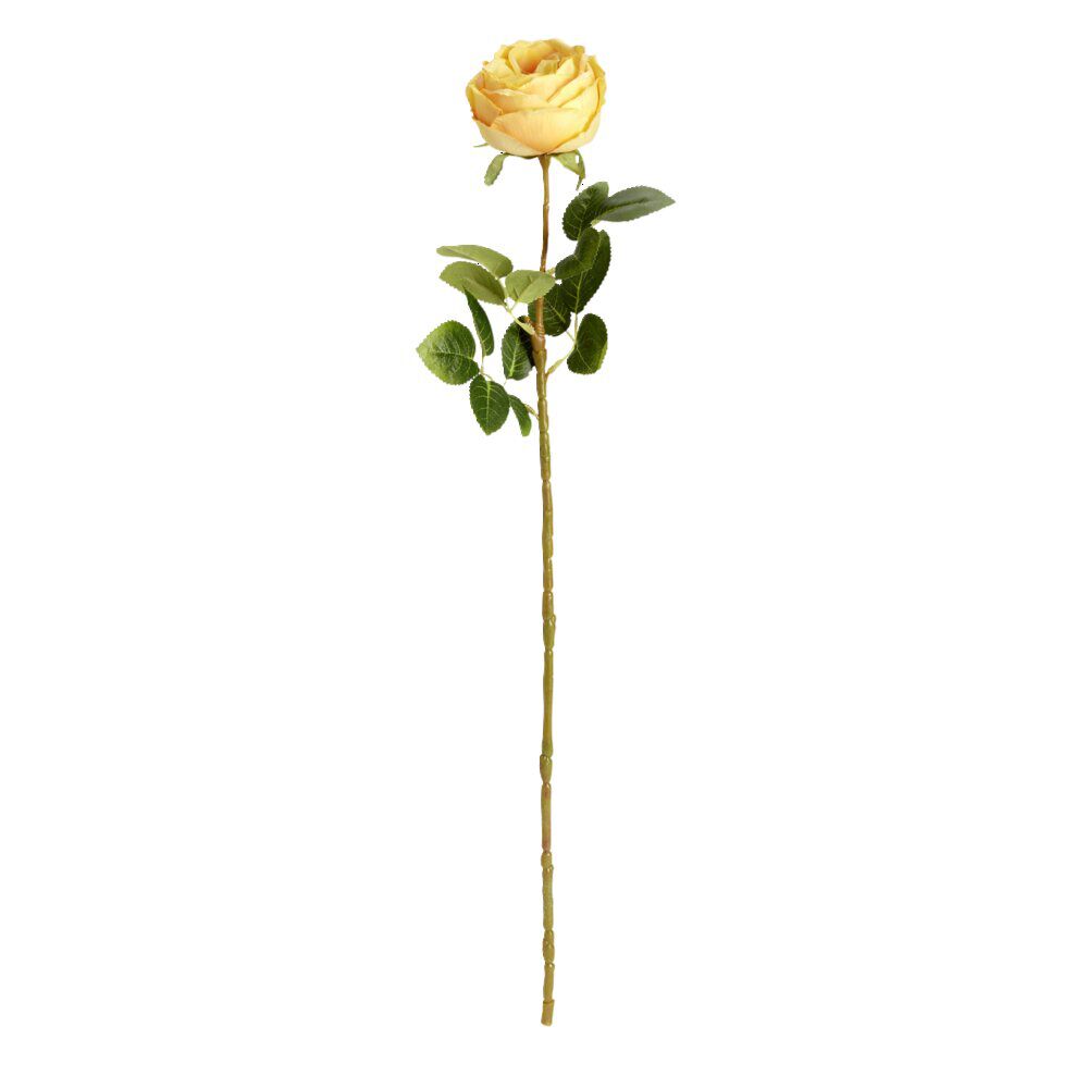 Fleur artificielle tige pivoine orange H70cm - 2 modèles