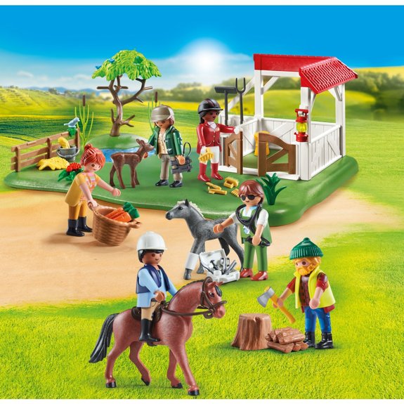 Ranch équestre Playmobil My Figures 70978