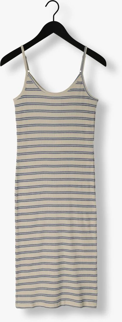 MSCH COPENHAGEN lichtblauwe msch copenhagen midi jurk mschstinna strap dress stp