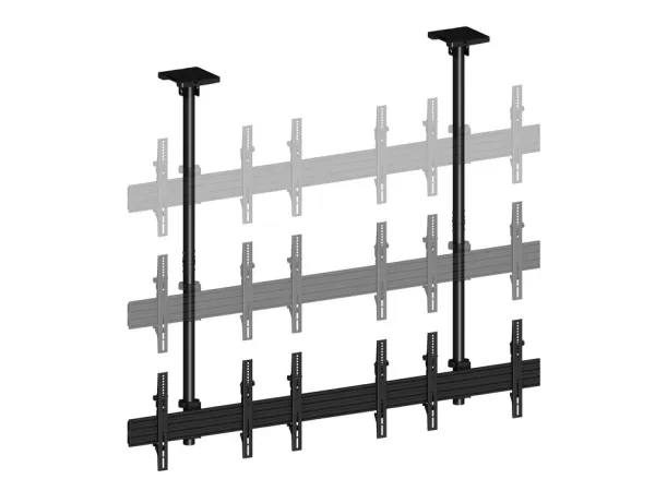 Multibrackets M Menu Board Mount Pro MBC3X1U - Beslag - aluminium, stål - sort - skærmstørrelse: 40