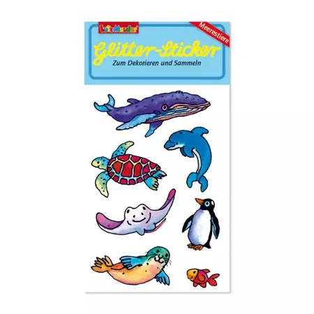 Lutz Mauder Glitter-Sticker Meerestiere