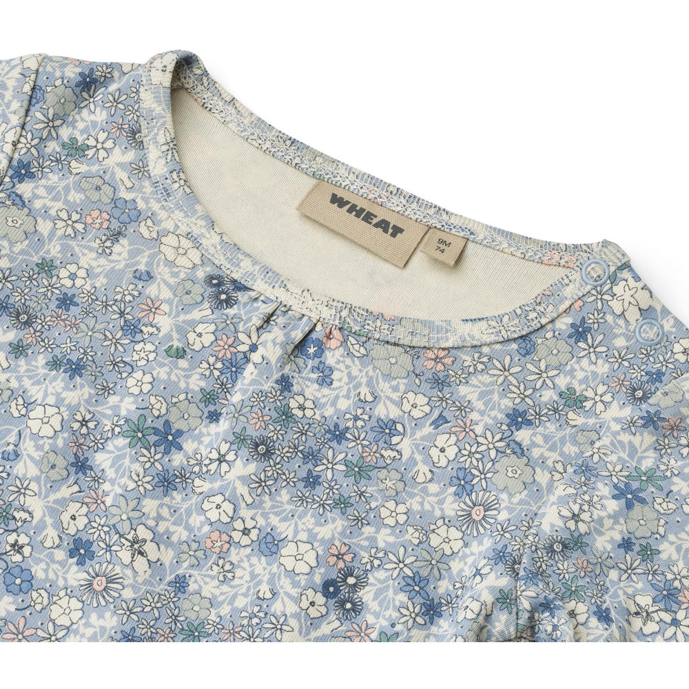 Køb Wheat Blue Summer Flowers Body L/S Elmine