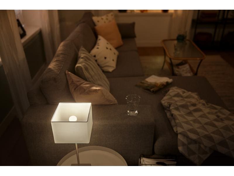 Philips Hue Leuchtmittel White E14 Luster Doppelpack 2 x 47 Per Bluetooth steuerbares Hue E14-Leuchtmittel