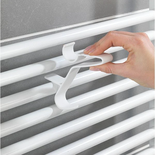 3 crochets de radiateur Flexi blanc Wenko by Maximex