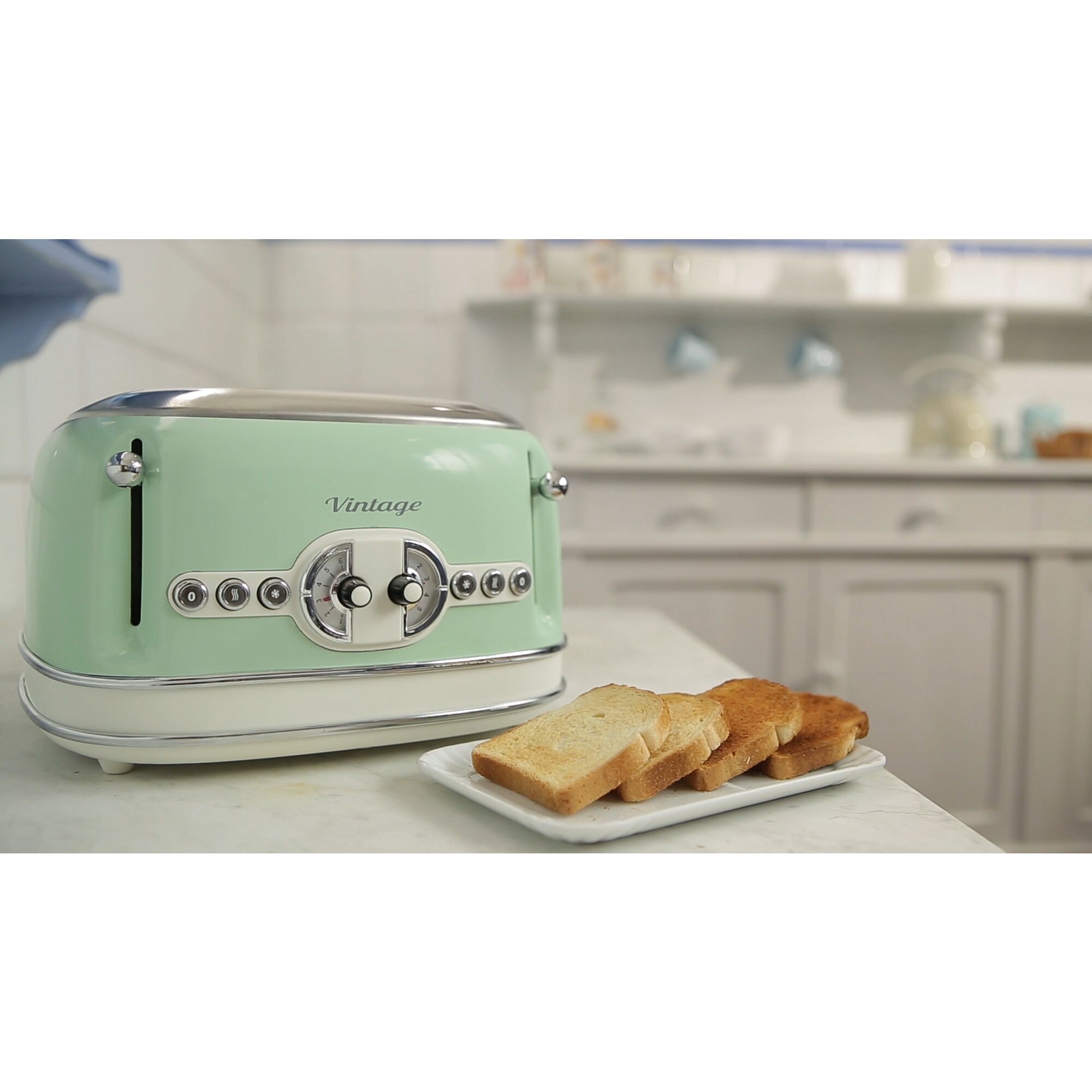 Ariete Toaster Vintage 4-Schlitz-Toaster 156