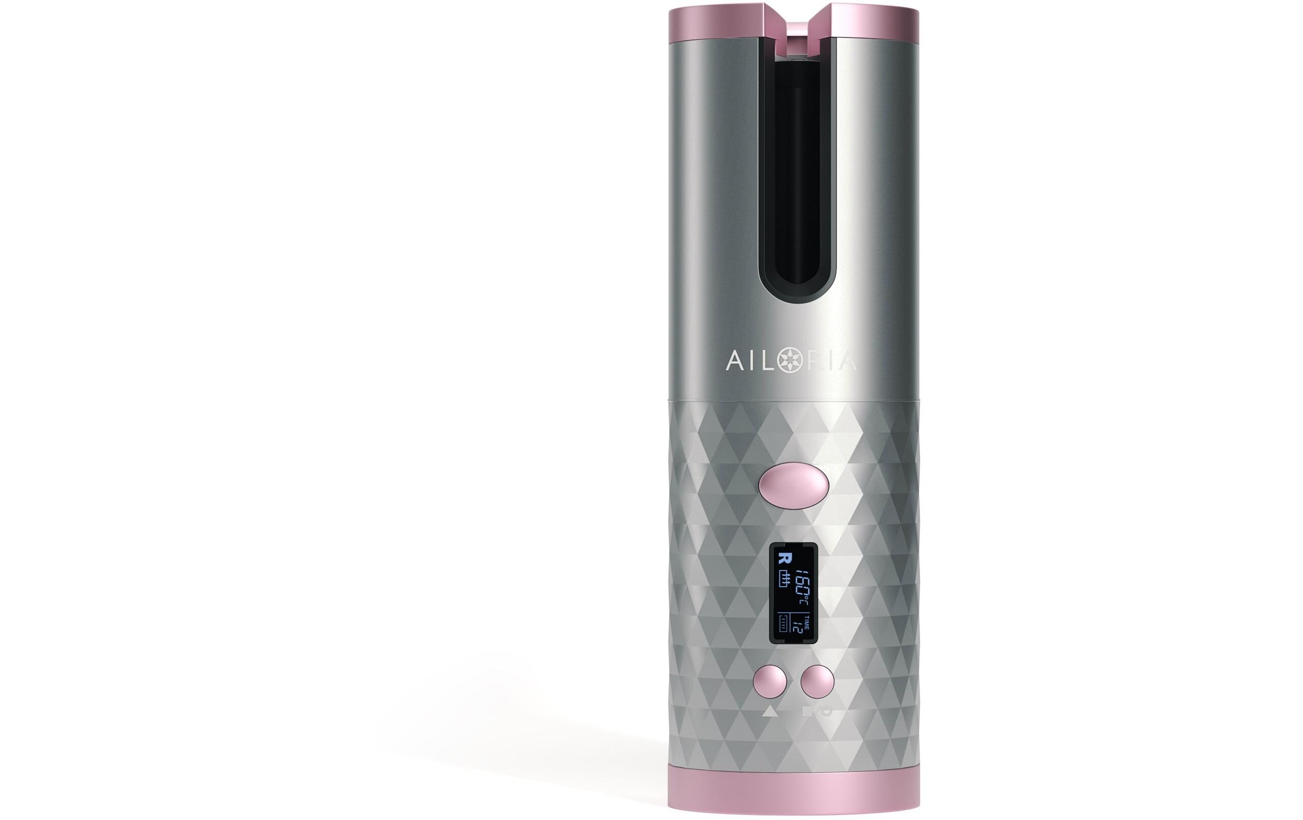Lockenstyler Revolutionne Grau<br>Kabelloser Lockencurler mit LCD-Digitalanzeige