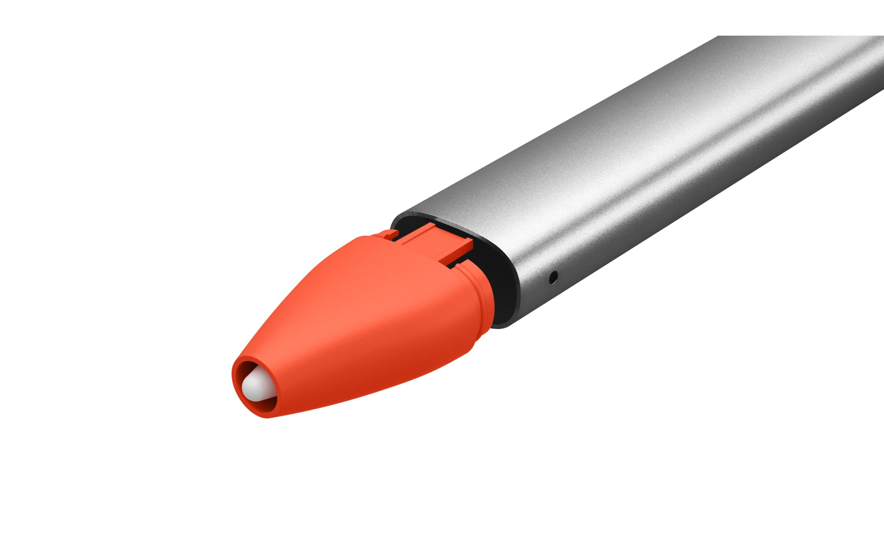 Eingabestift Crayon Grau/OrangeKinderfreundlicher Kreativ-Eingabestift für das Apple iPad