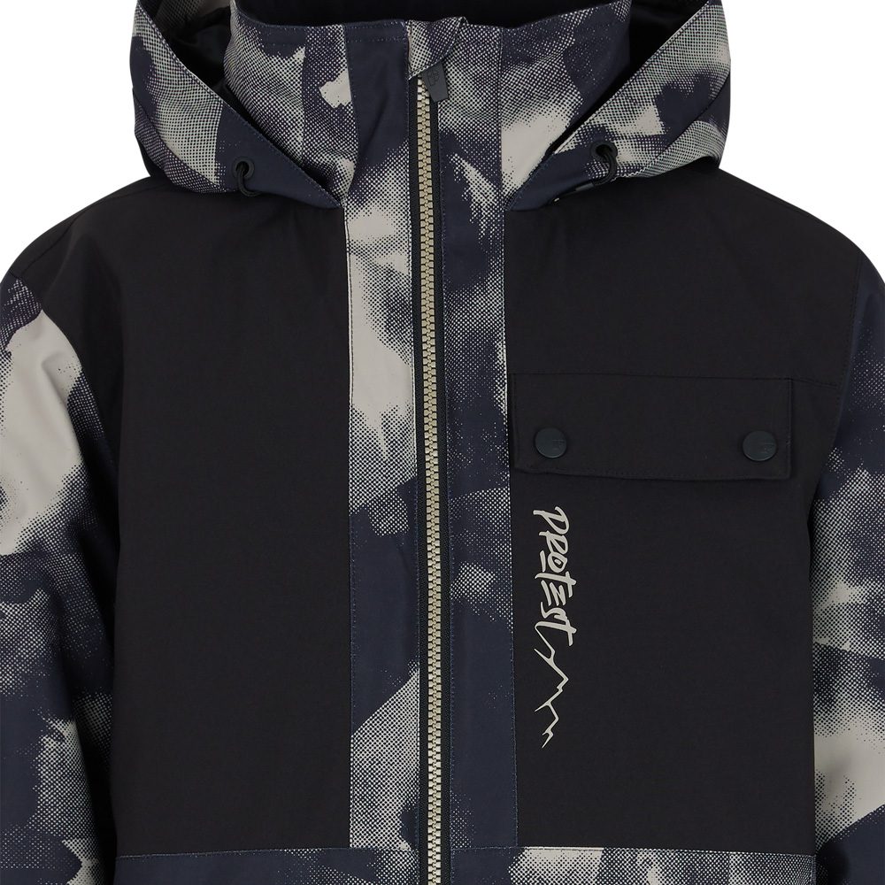 Protest Woleve Jr Skijacke Kinder true black