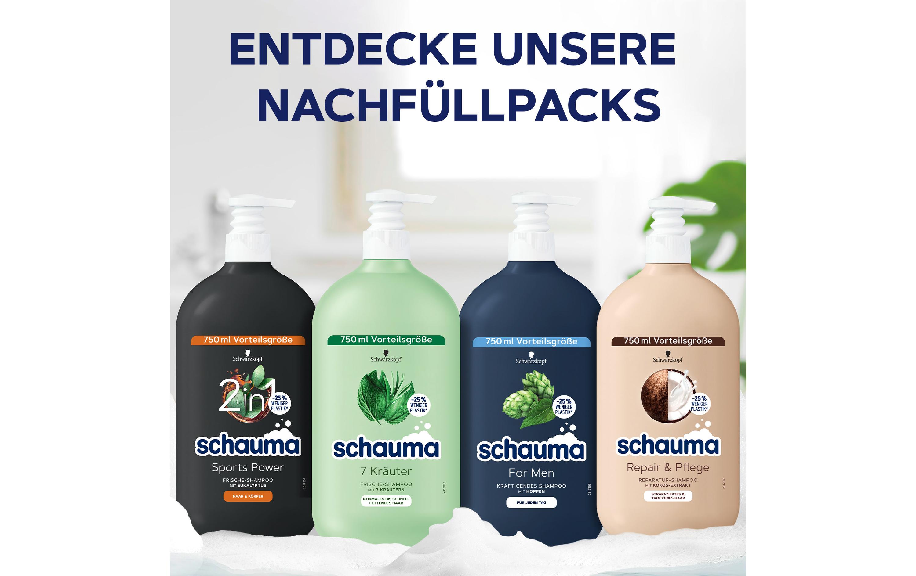 Shampoo 7 Kräuter 750 mlHaarpflege mit 7 Kräuter-Extrakt