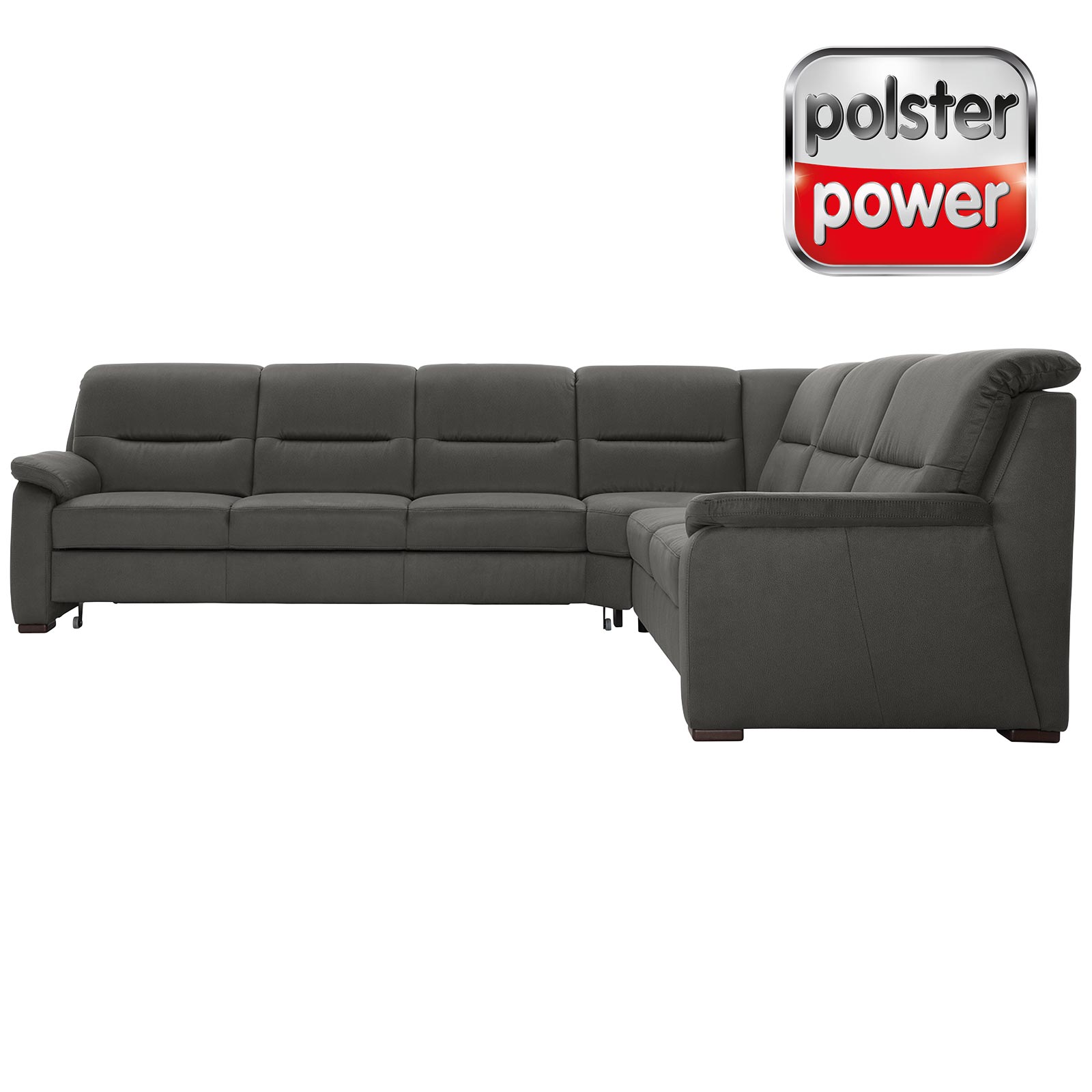 polsterpower Ecksofa - Holiday steel - Basismodell - rechts