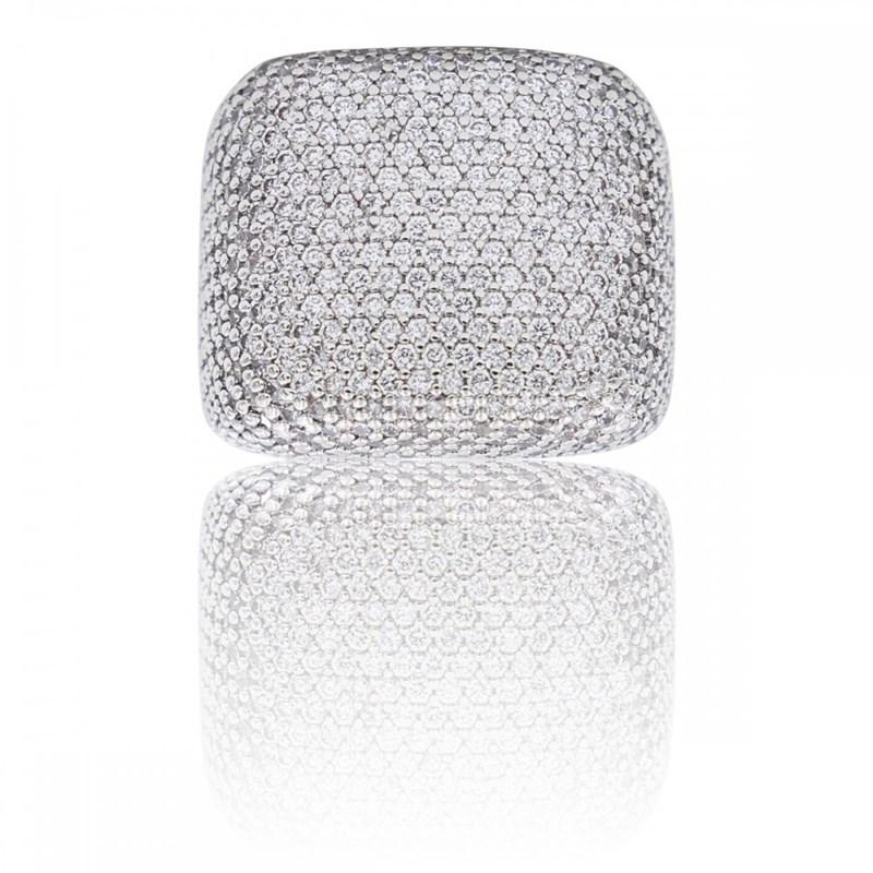 Bague Femme Acier strass