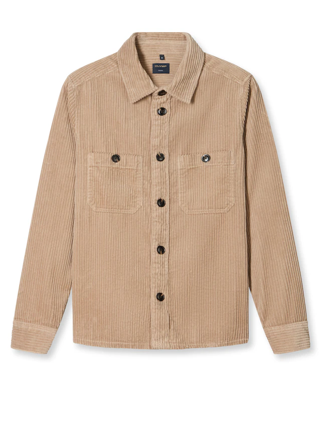 OLYMP Hemdjacke Die perfekte Kombination aus Hemd und Jacke für jeden Anlass, aus Cord