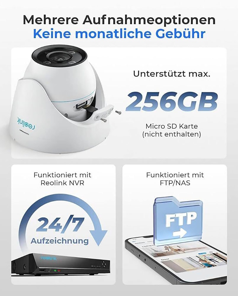 Reolink Überwachungskamera »P434 PoE Cam« Aussenbereich