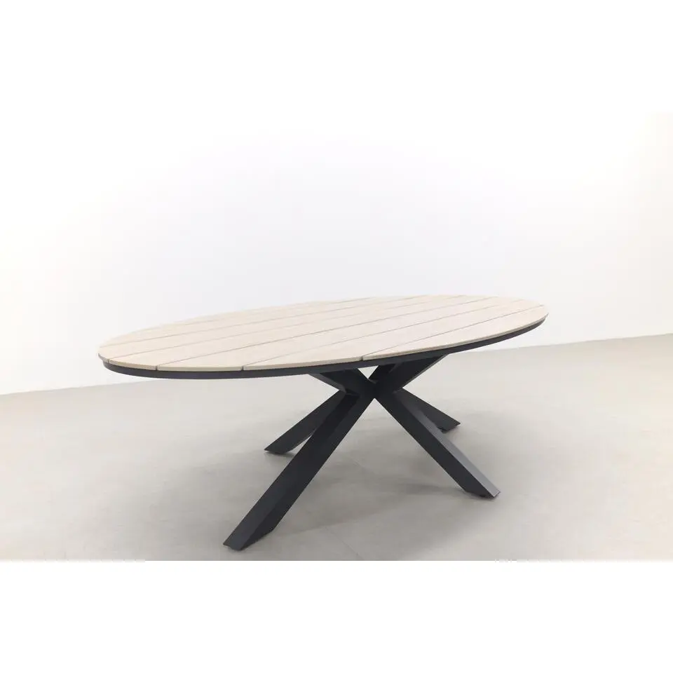 Garden Impressions Jasmine Natural/Edison 280x140 cm. - ovale tuinset