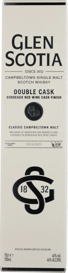 GLEN SCOTIA DOUBLE CASK BORDEAUX CASK FINISH 70CL