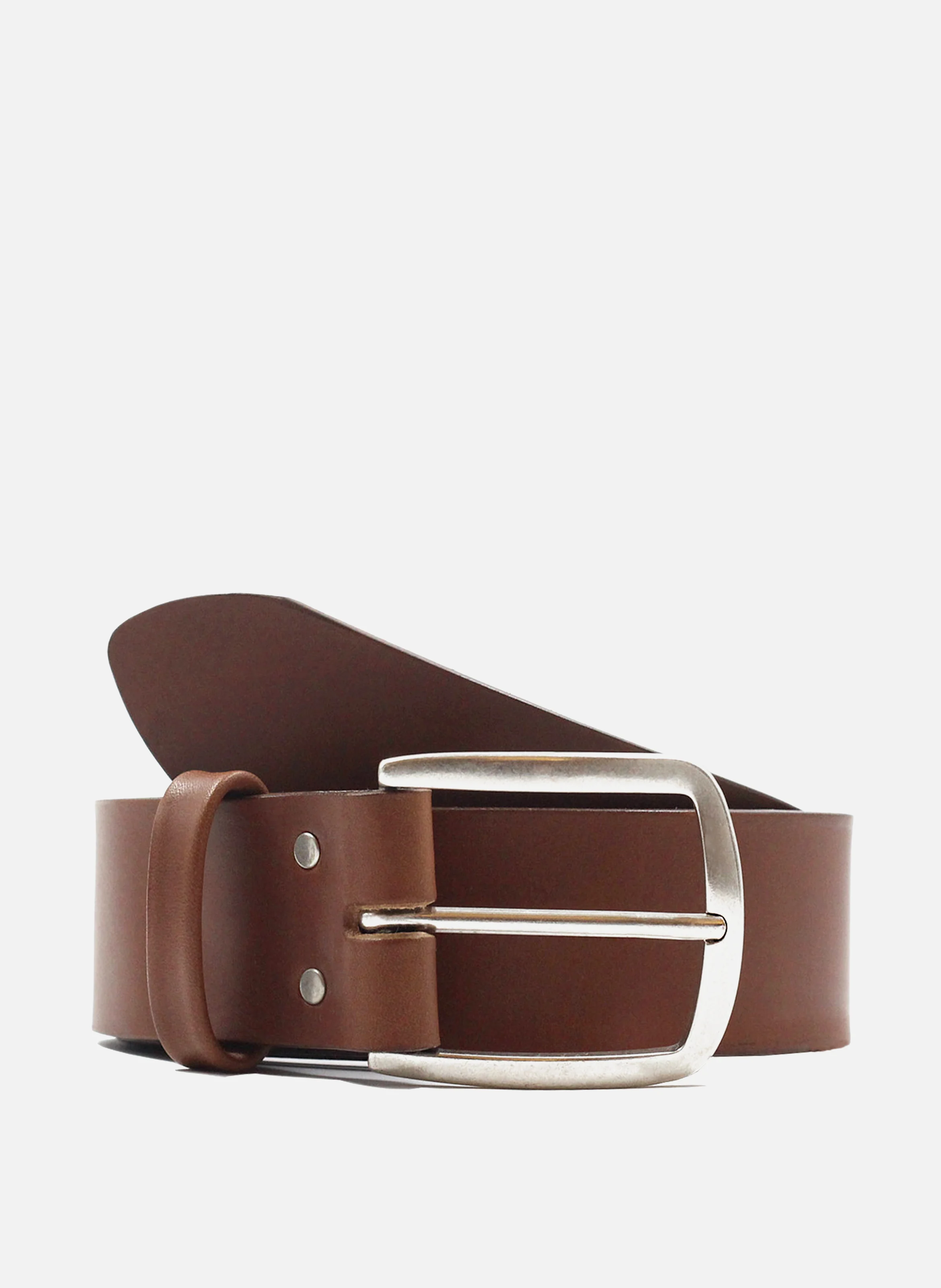Ceinture paris cuir lisse | Marron