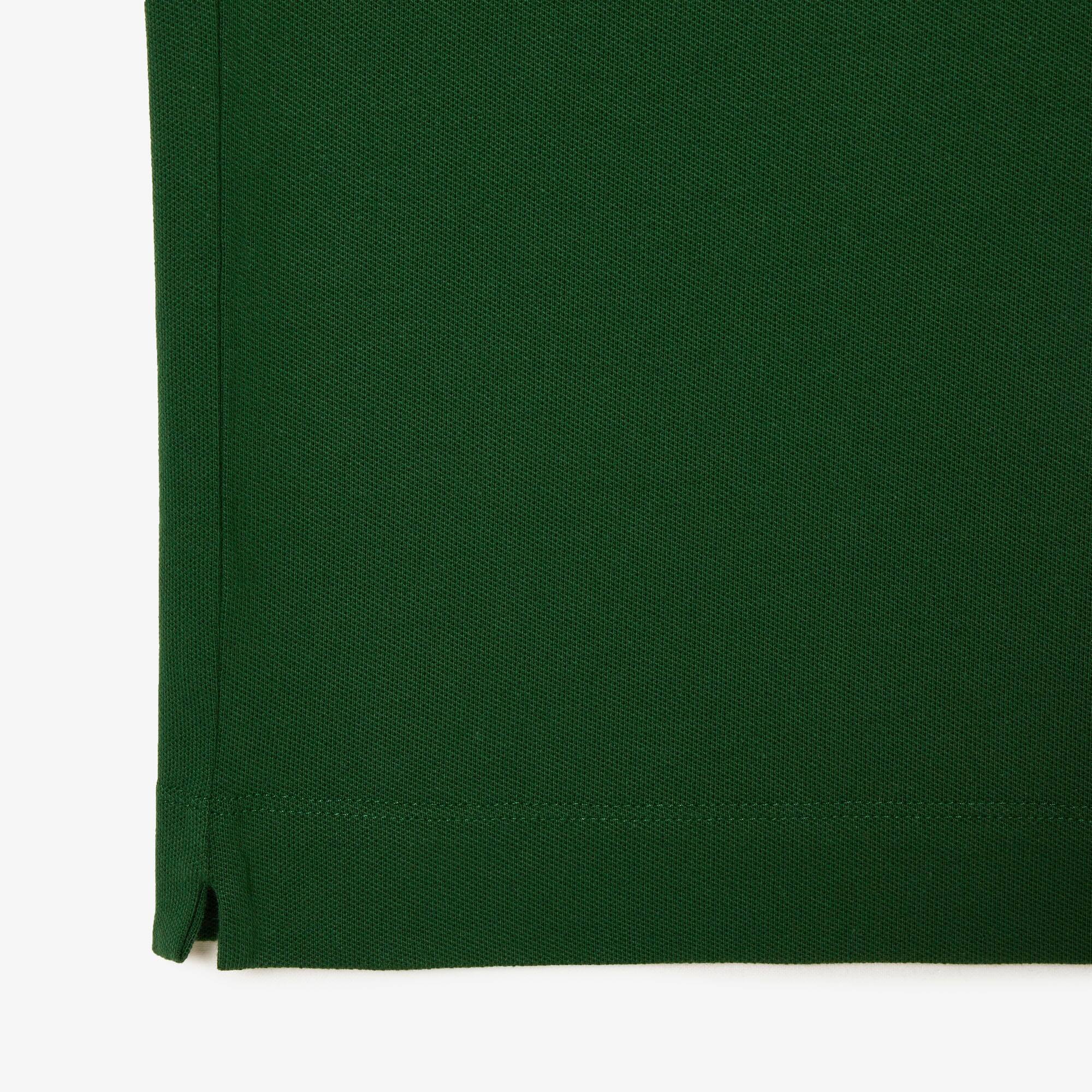 Smart Paris Stretch Cotton Piqué Poloshirt Kurze Ärmel - Grün - Lacoste - Herren