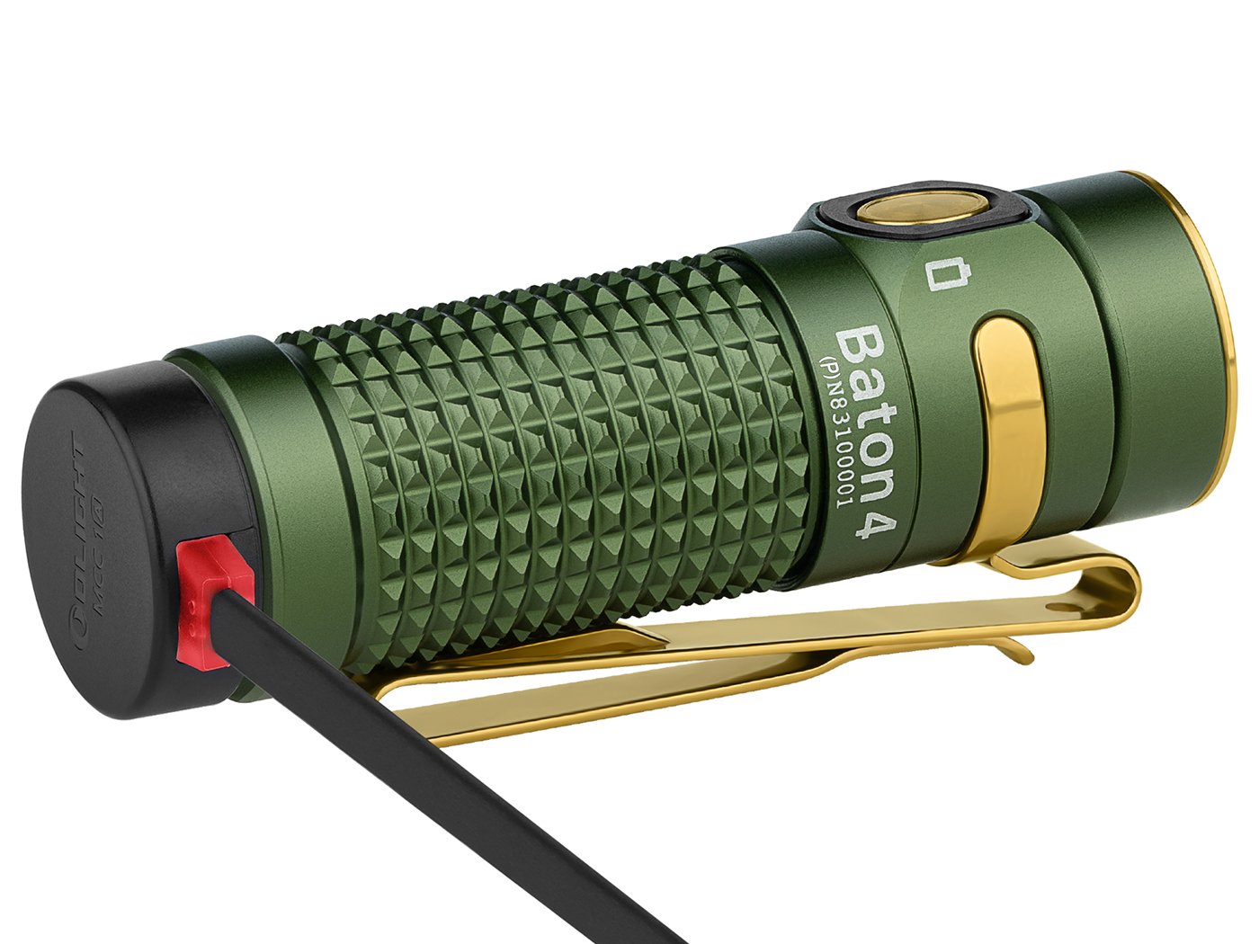 Olight Baton 4 Premium Kit OD Green Oplaadbare Zaklamp