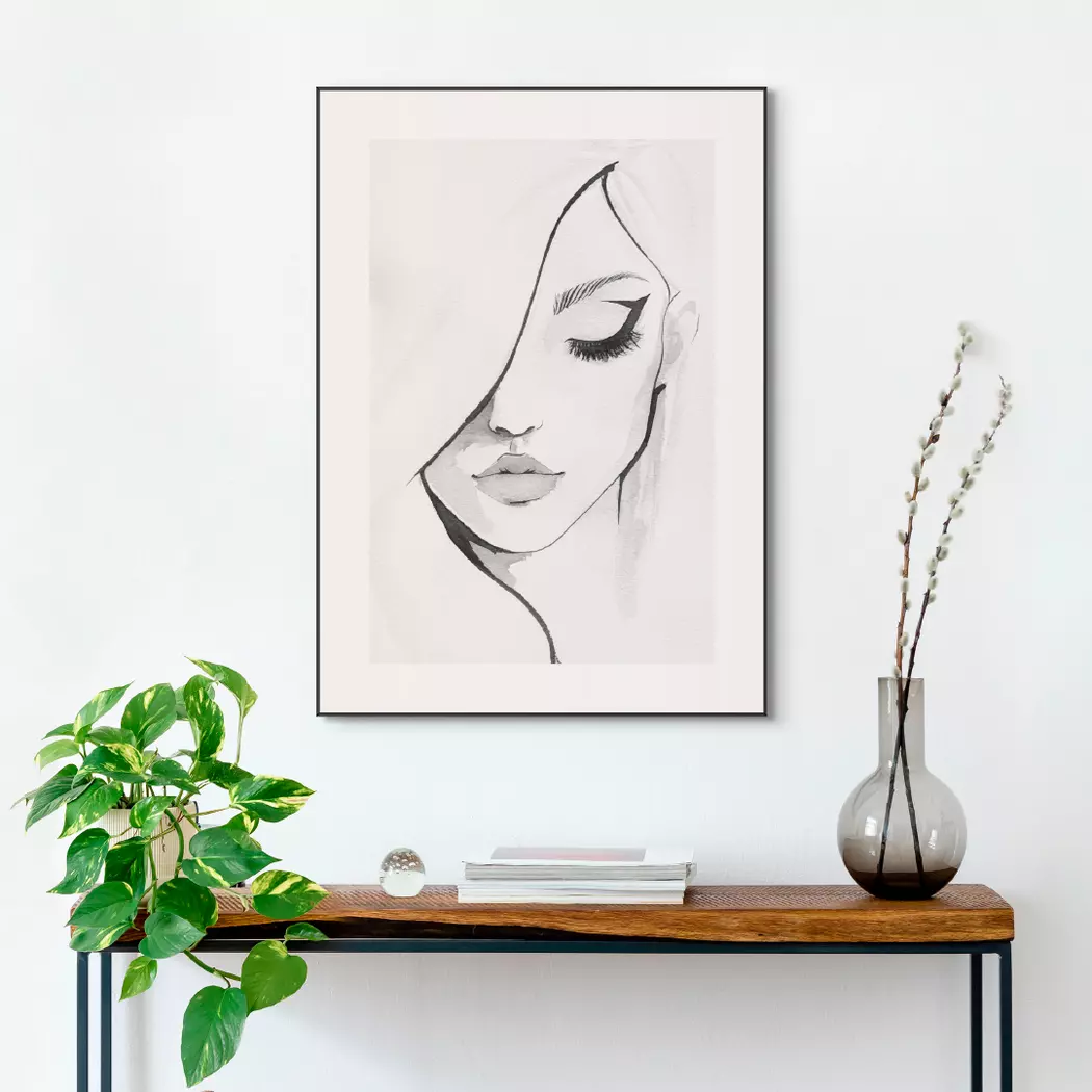 Wandbild 50 x 70 cm Female