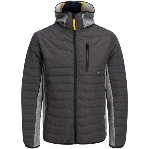 Jack & Jones - 12215679 JCOBERG HYBRID JACKET LN ASPHALT Gris