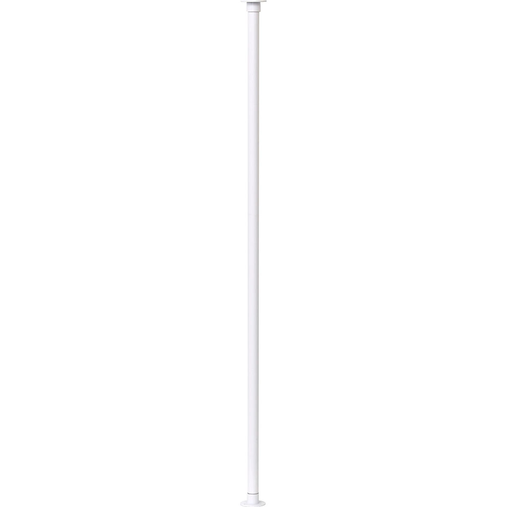 Barre tringle à rideaux 90-160cm blanc D20mm