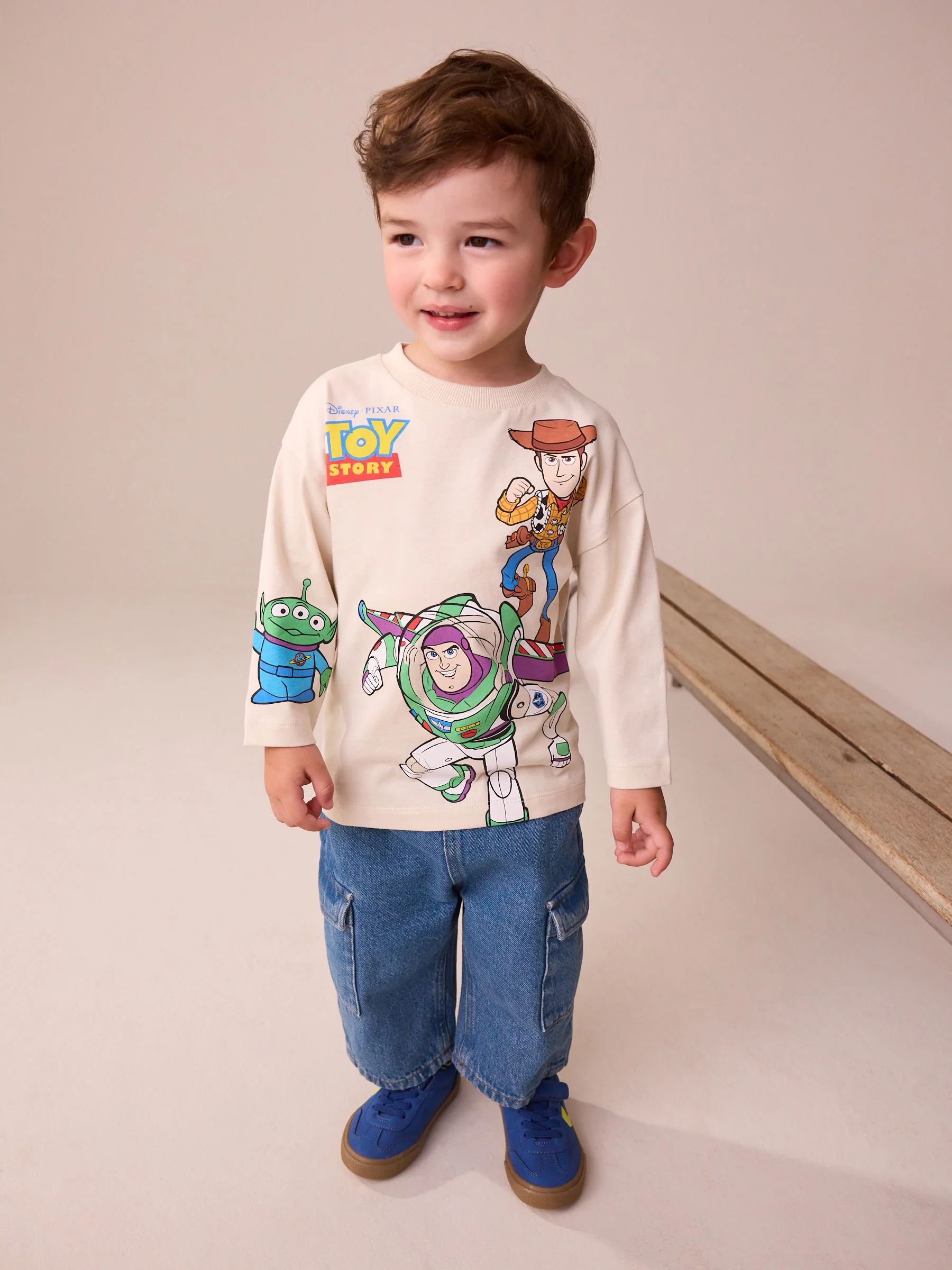 Neutraal - Toy Story T-shirt met lange mouwen (3mnd -8jr)