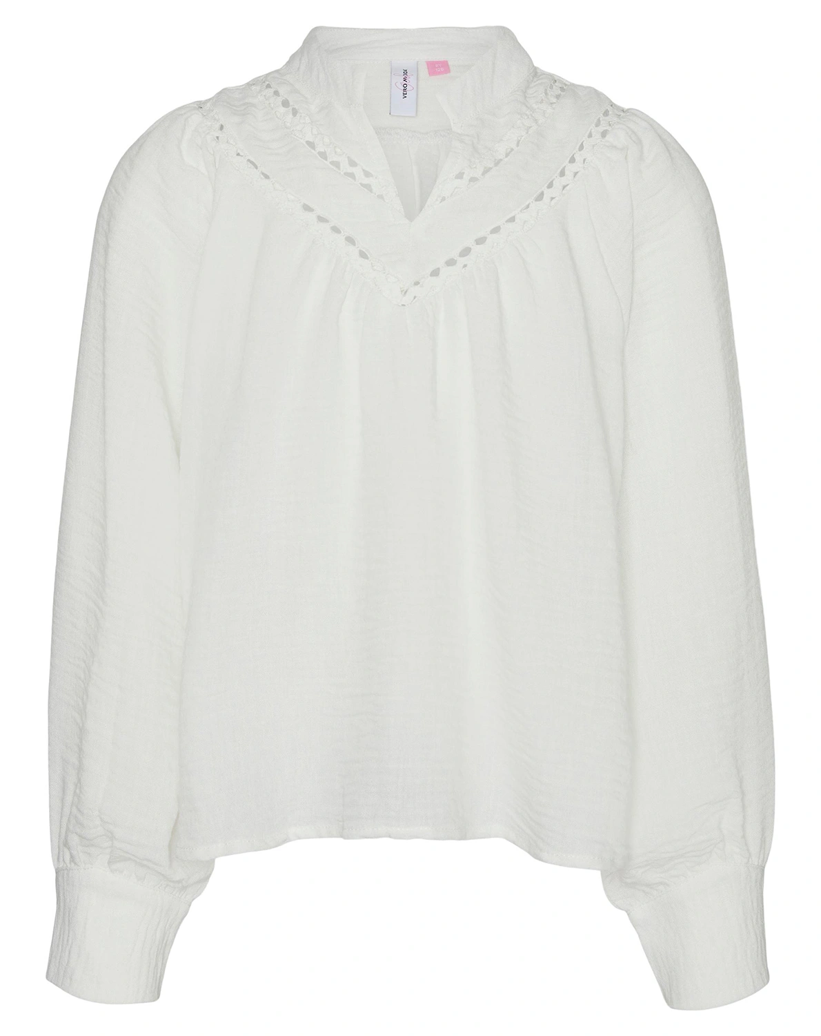 Langarm-Bluse VMCHRIS in snow white