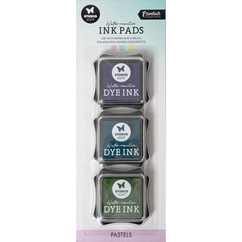 SIZZIX Essentials Collection Stempelkissen, 3 Stück, pastell, assortiert