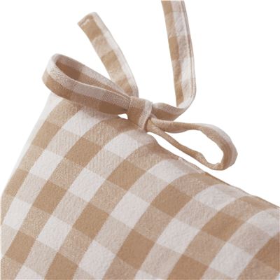 Galette de chaise vichy – lot de 2