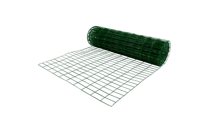 Grillage soudé maille 50 x 100 mm vert 20 x h.2 m
