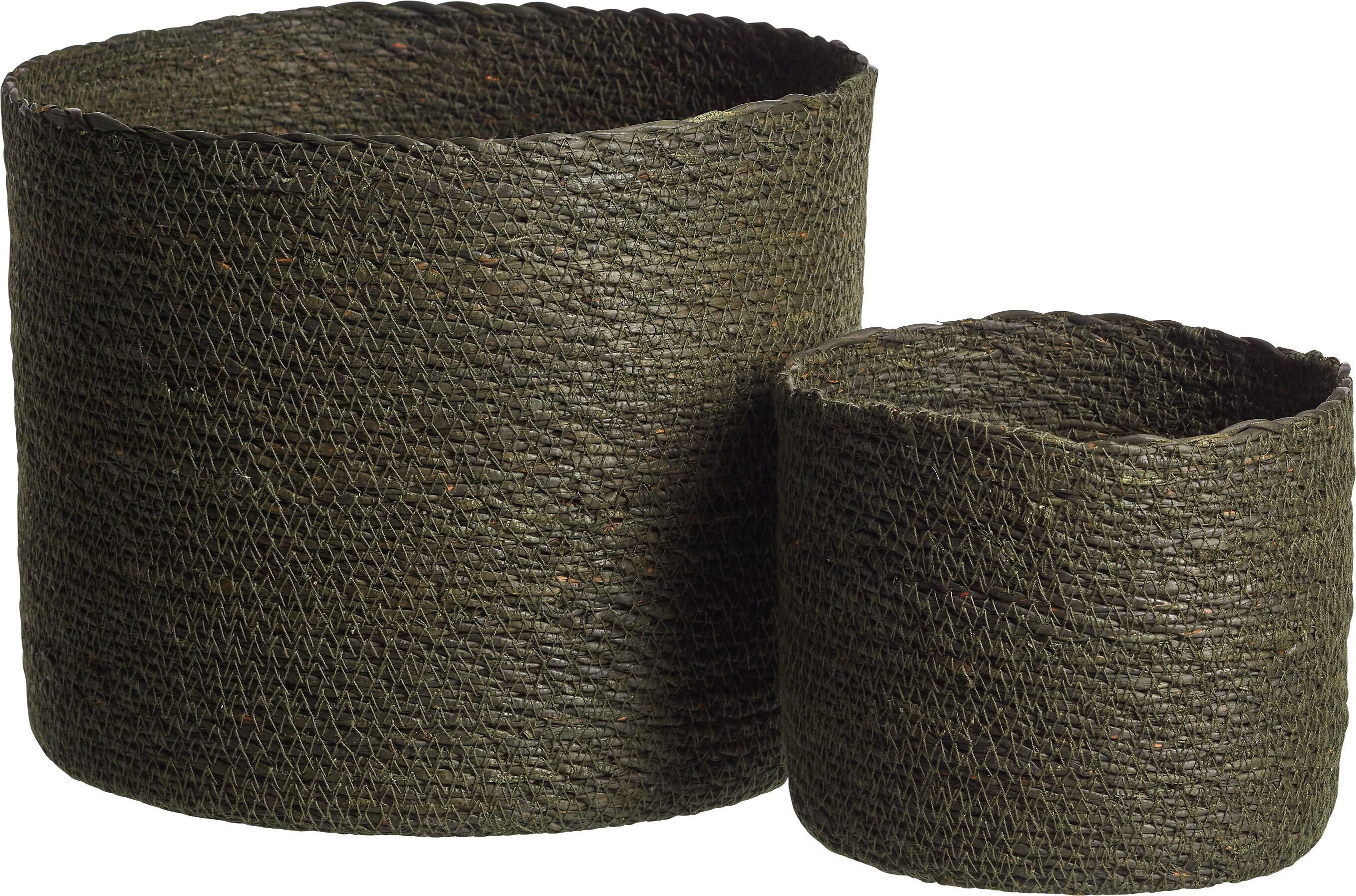 CHRISTA Korb-Set - Olive