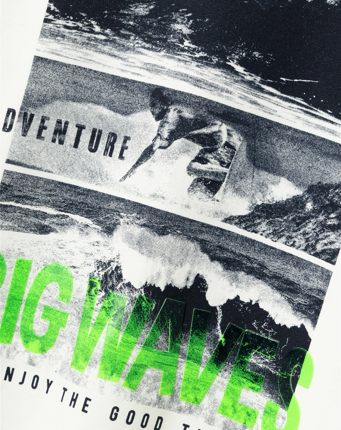 T-Shirt NKMFEMADS BIG WAVES in jet stream