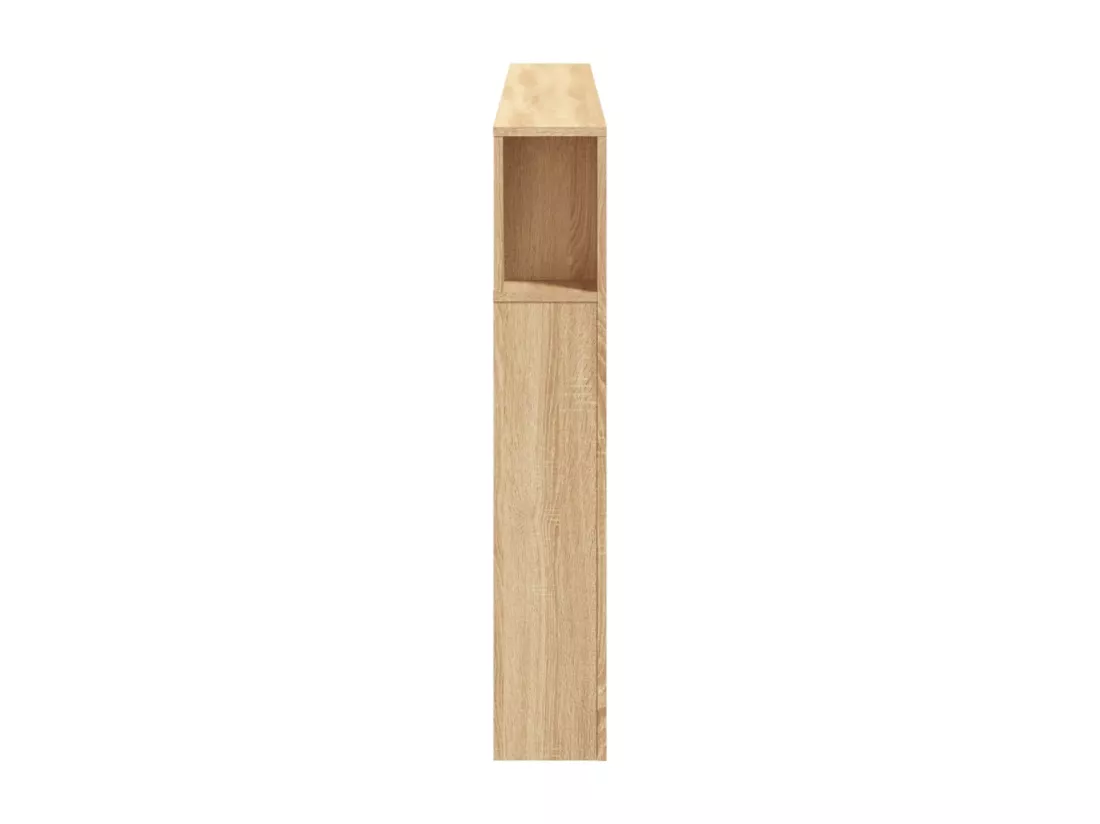 Tête de lit à LED chêne sonoma 180x18,5x103,5cm bois ingénierie