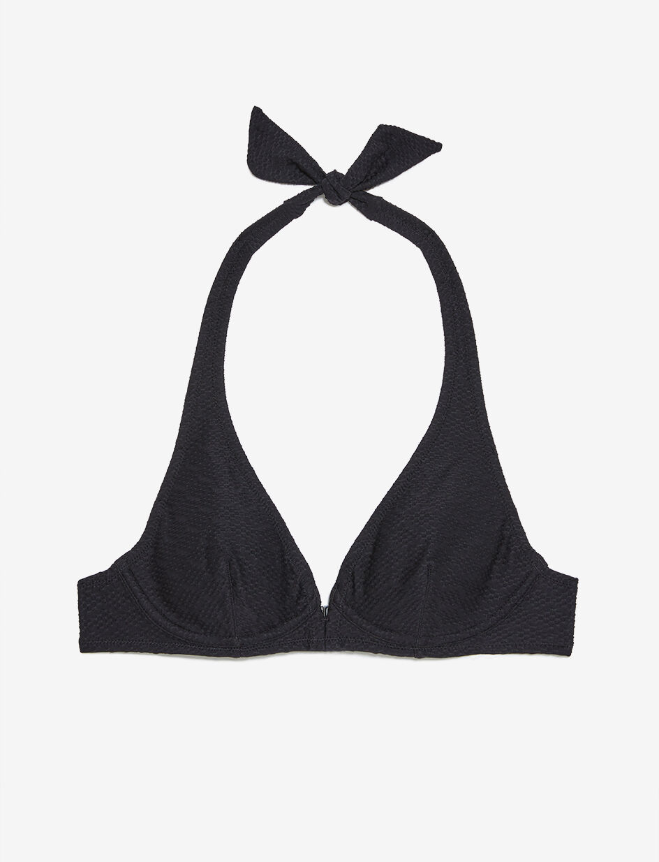 Maillot de bain triangle avec armatures - noir