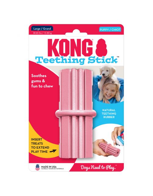 Kong Speeltje Teethingstick Puppy Assorti - Hondenspeelgoed