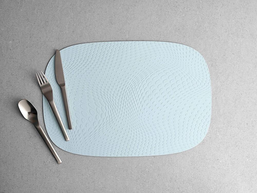 Aida  Karim Rashid Aqua dækkeserviet - 45x30,6 cm.