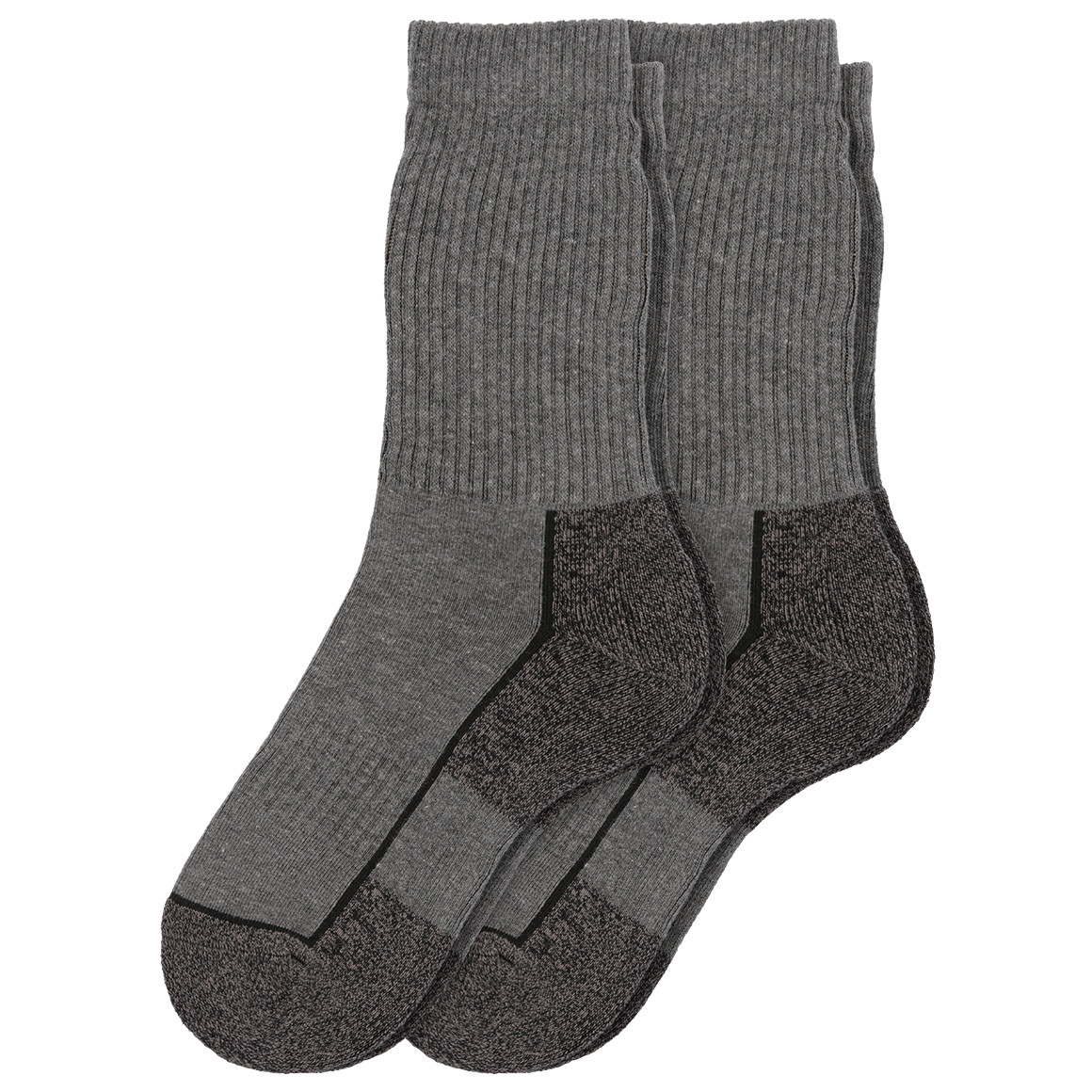 VanVaan 2 Paar Herren Trekkingsocken im Set dunkelgrau