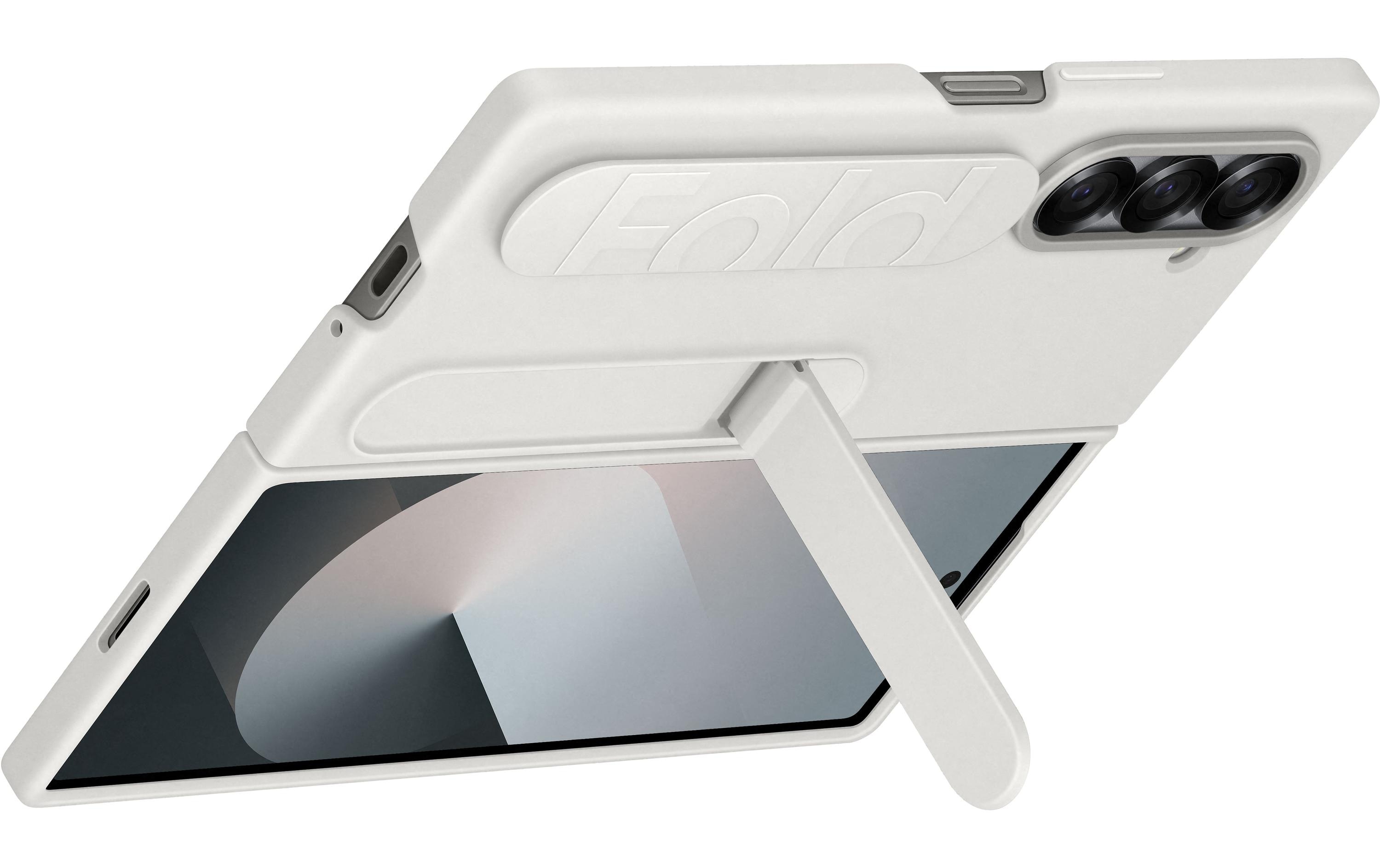 Back Cover Silicone Galaxy Z Fold6 WhiteSchutzhülle für das Samsung Galaxy Z Fold6