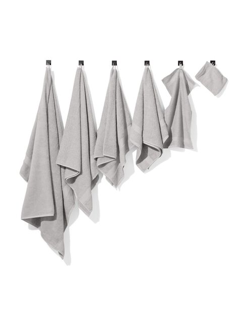 gant de toilette de qualité supérieure 16 x 21 - gris clair