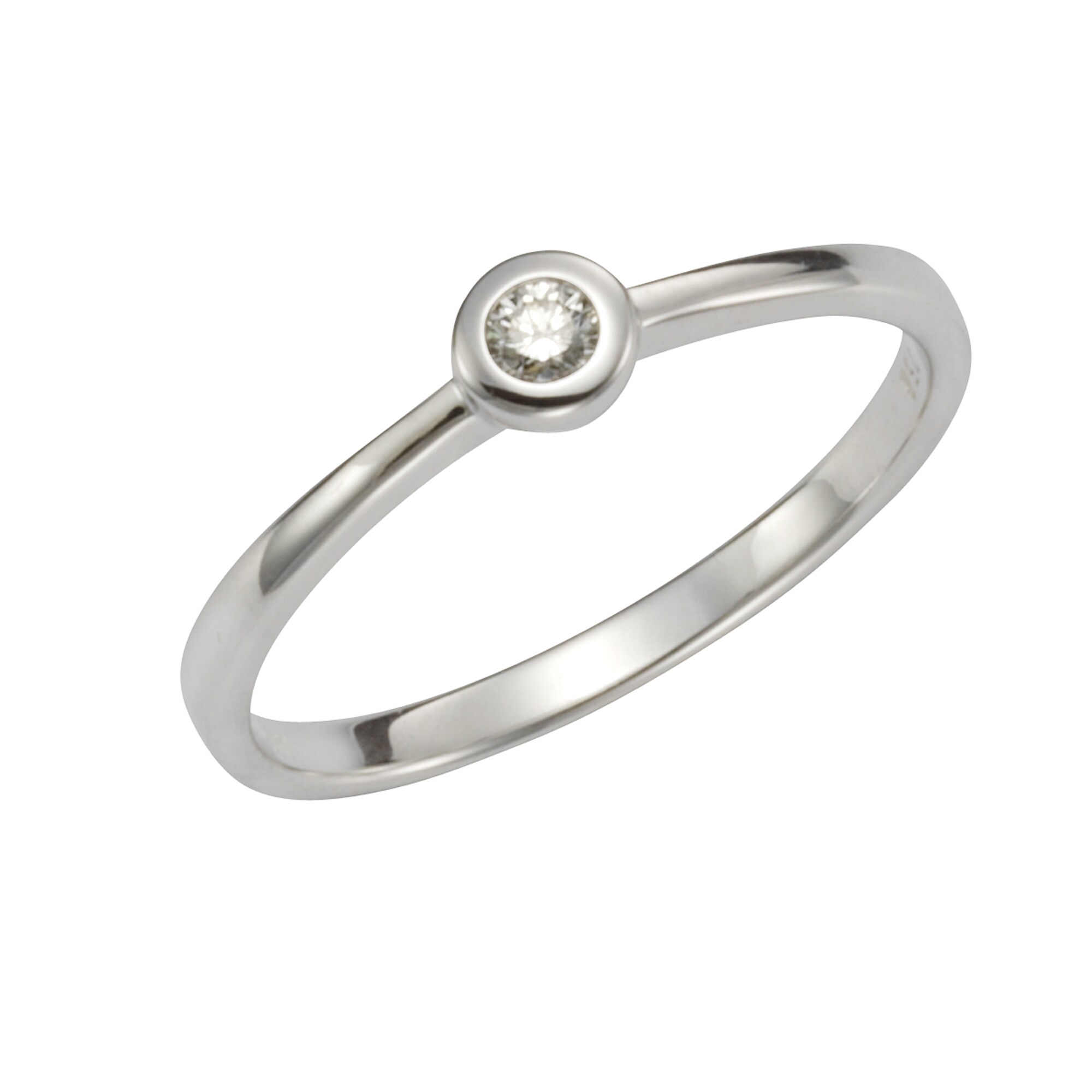 Orolino Ring 750 Gold 1x Brillant 0,07ct.