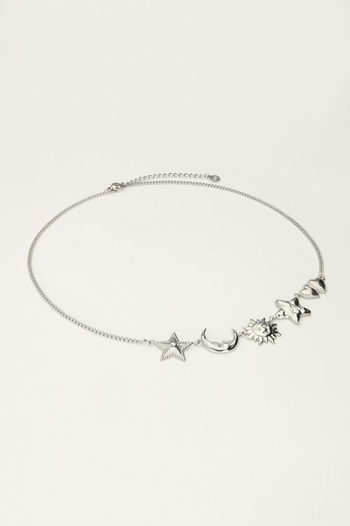 Starry ketting met verschillende bedels