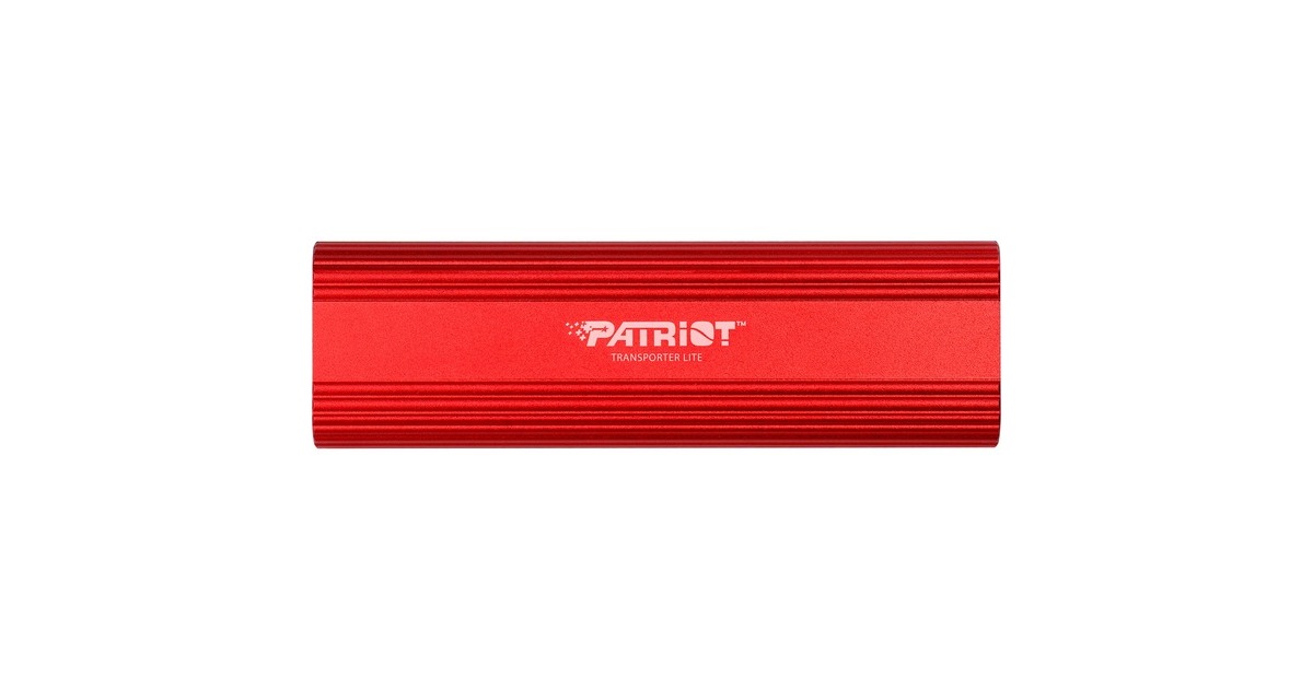 PatriotTransporter Lite 2 TB externe SSD  (Rood, USB-C 3.2 Gen 2 (10 Gbit/s))