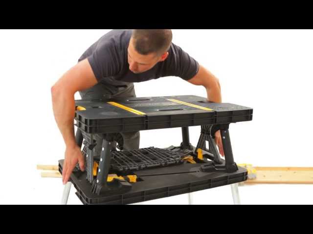 Keter 237005 Inklapbare werkbank - Zwart/Rood - draagcapaciteit 450 kg