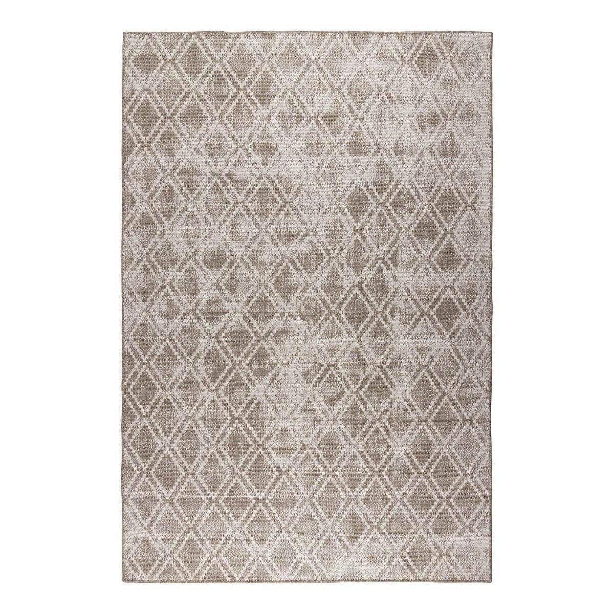 Eva Interior Buiten vloerkleed Frost - Bruin|grijs - 200 x 200 cm