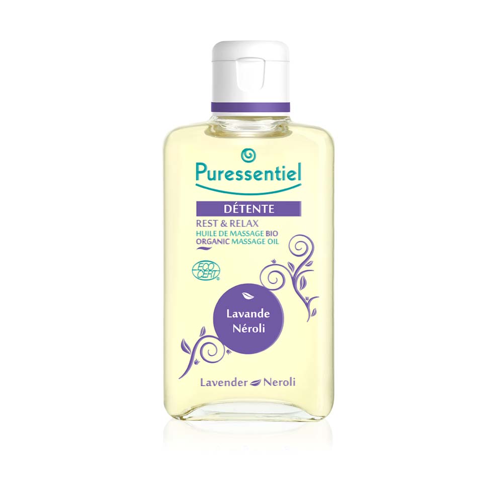 Puressentiel Bio Massageöl entspannend<br>100 ml, Lavendel Neroli