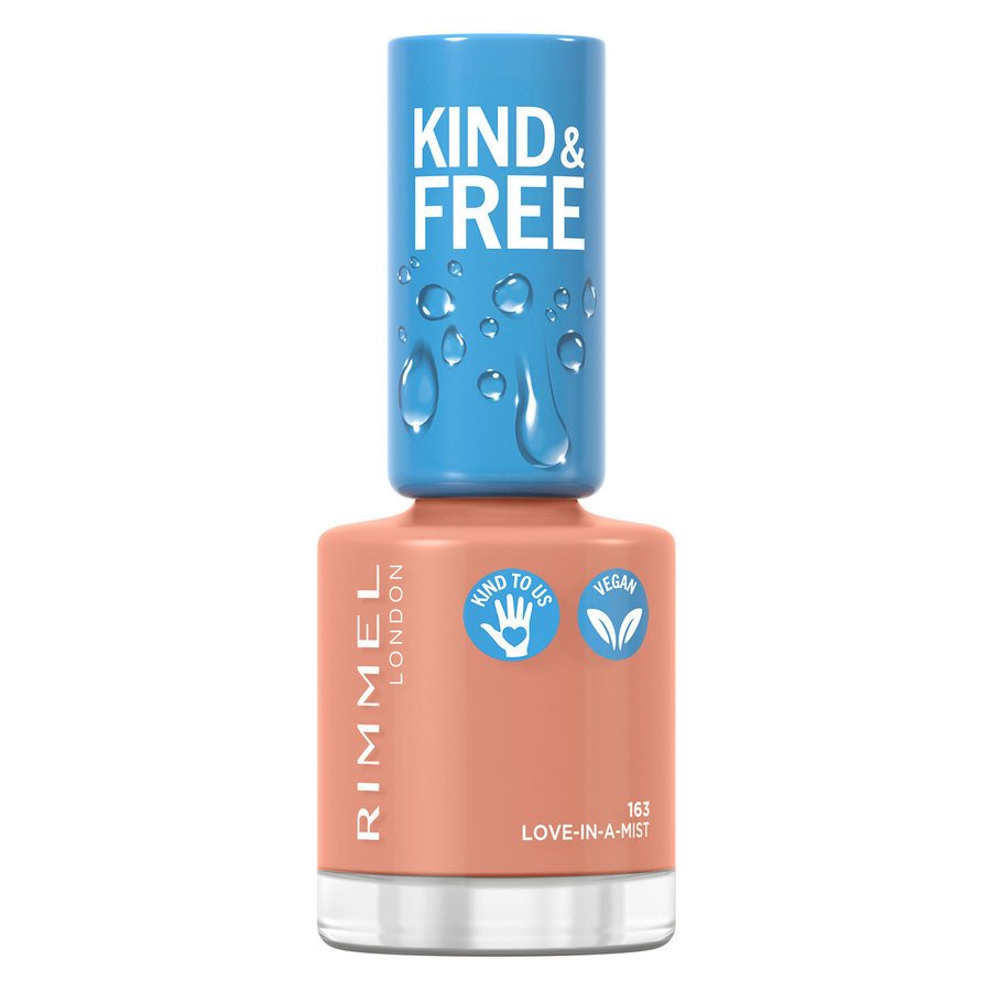 Rimmel London Kind & Free Clean Cosmetics Nail Polish 163 Love-in-a-Mist 8ml