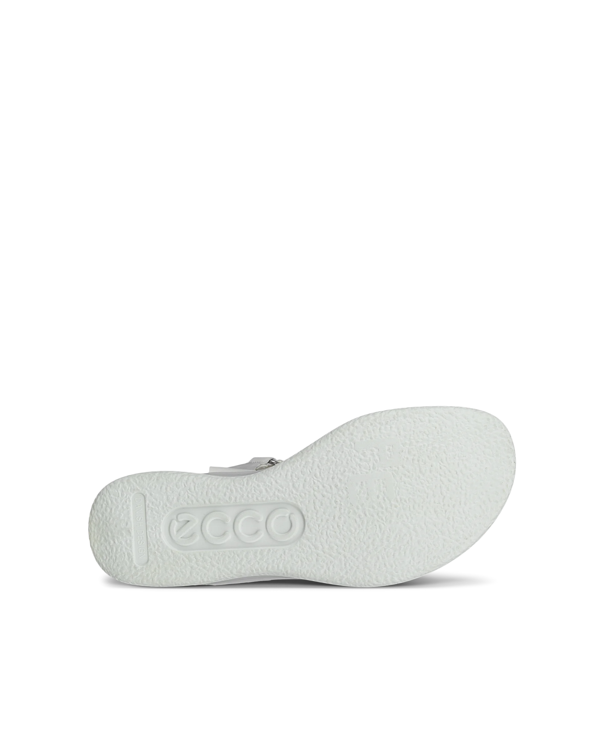 ECCO FLOWT WEDGE LX W Damen Ledersandale mit Keilabsatz Weiß